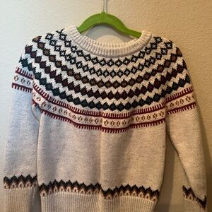 GAP Kids Cream Knit Sweater